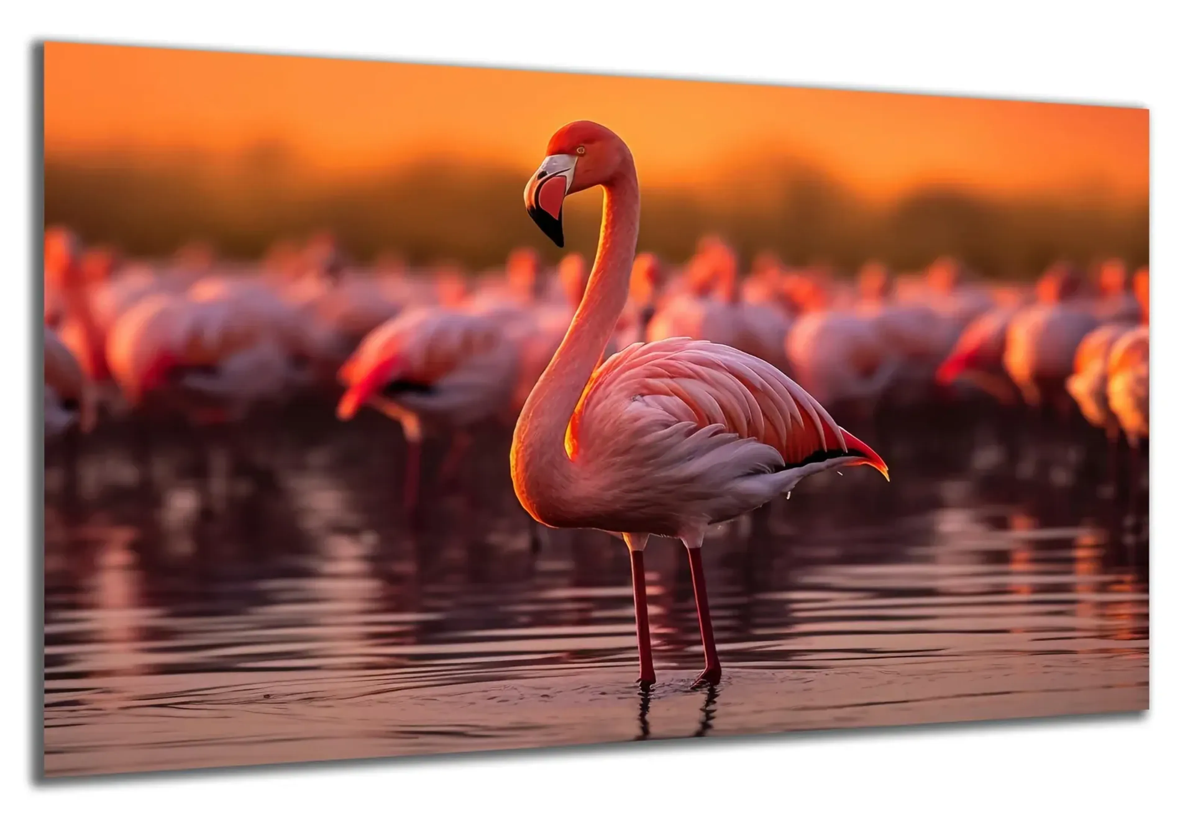 Flamingos im Wasser – Ansicht 5