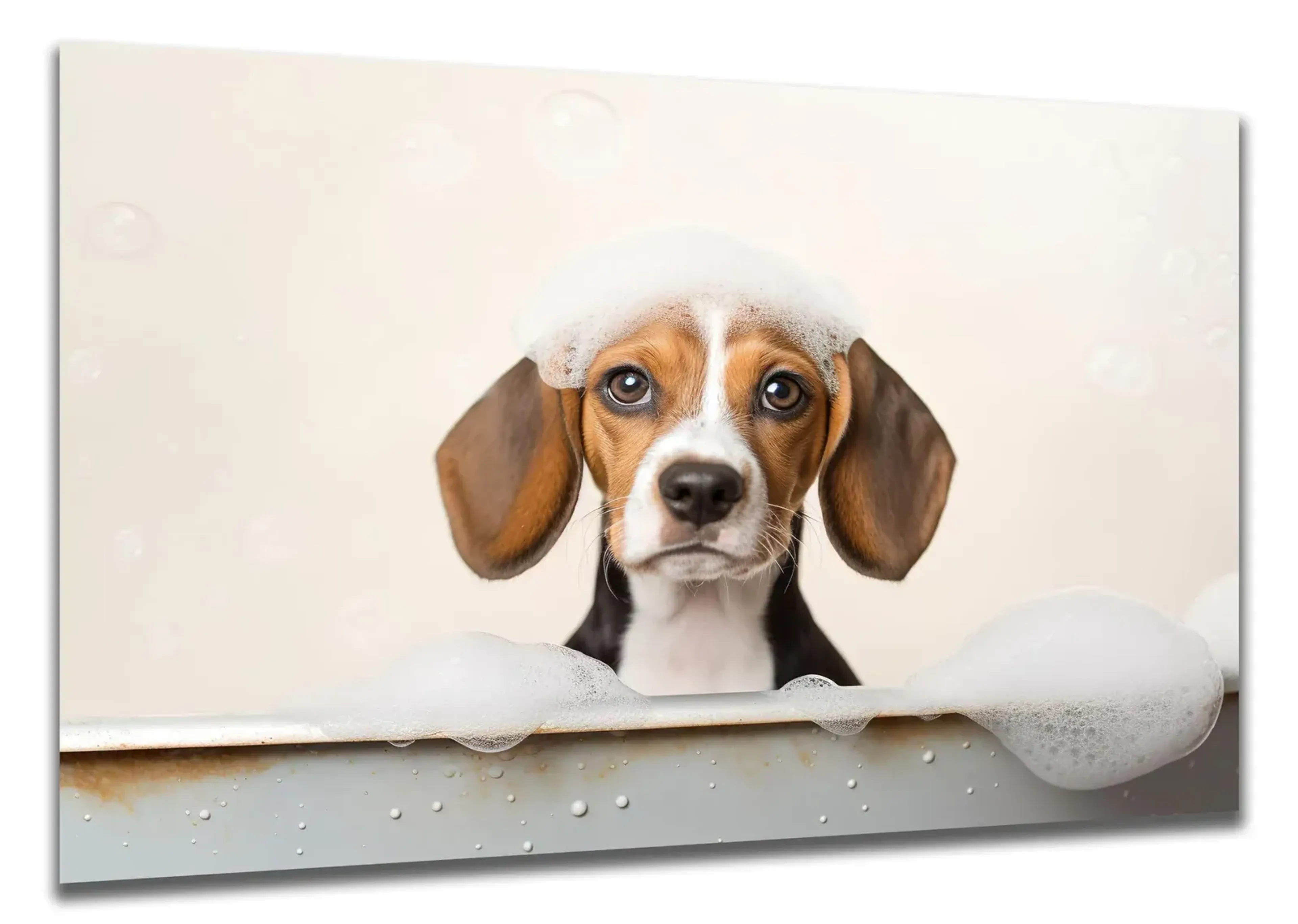 Beagle im Schaumbad – Ansicht 5