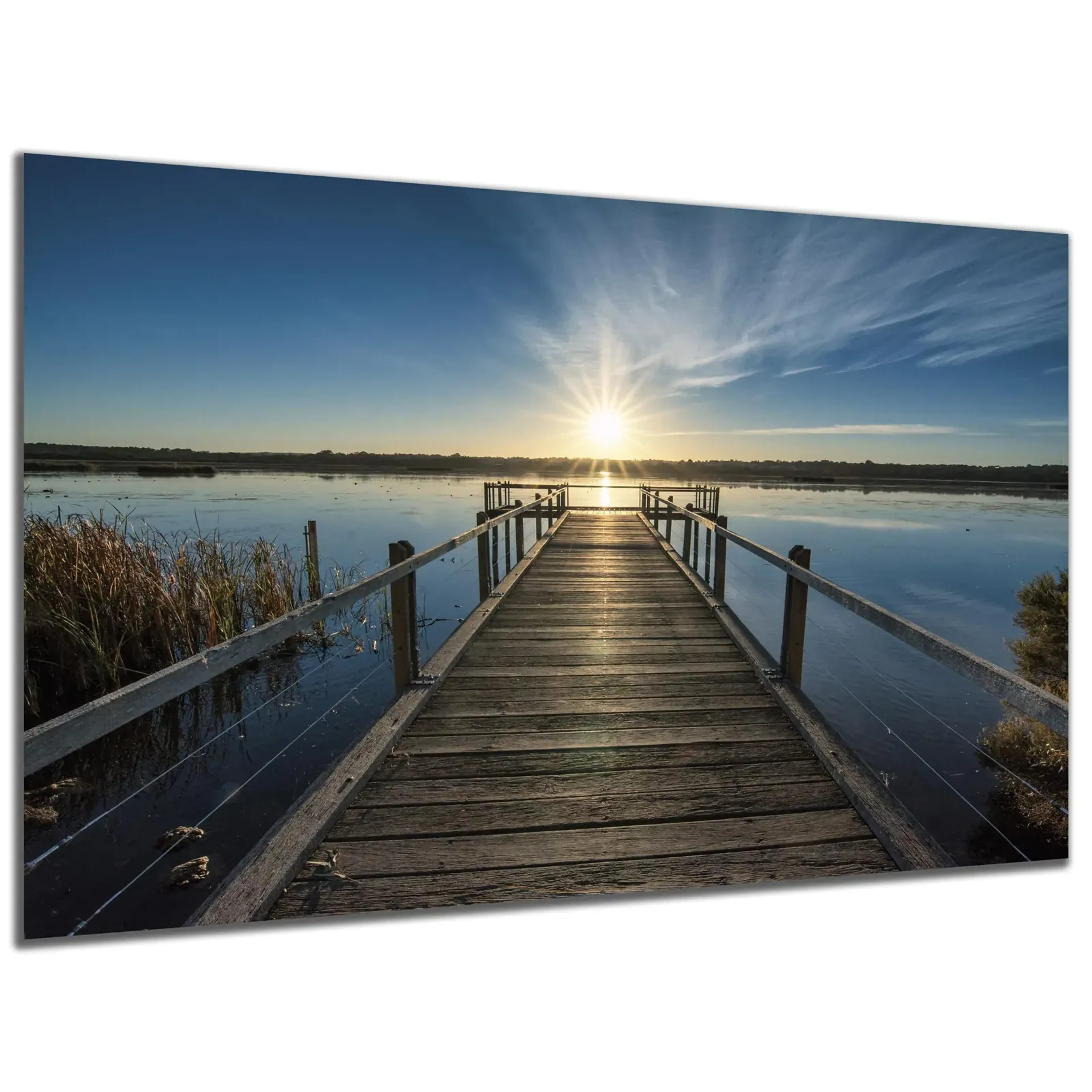 Steg zur tiefstehenden Sonne – Ansicht 5