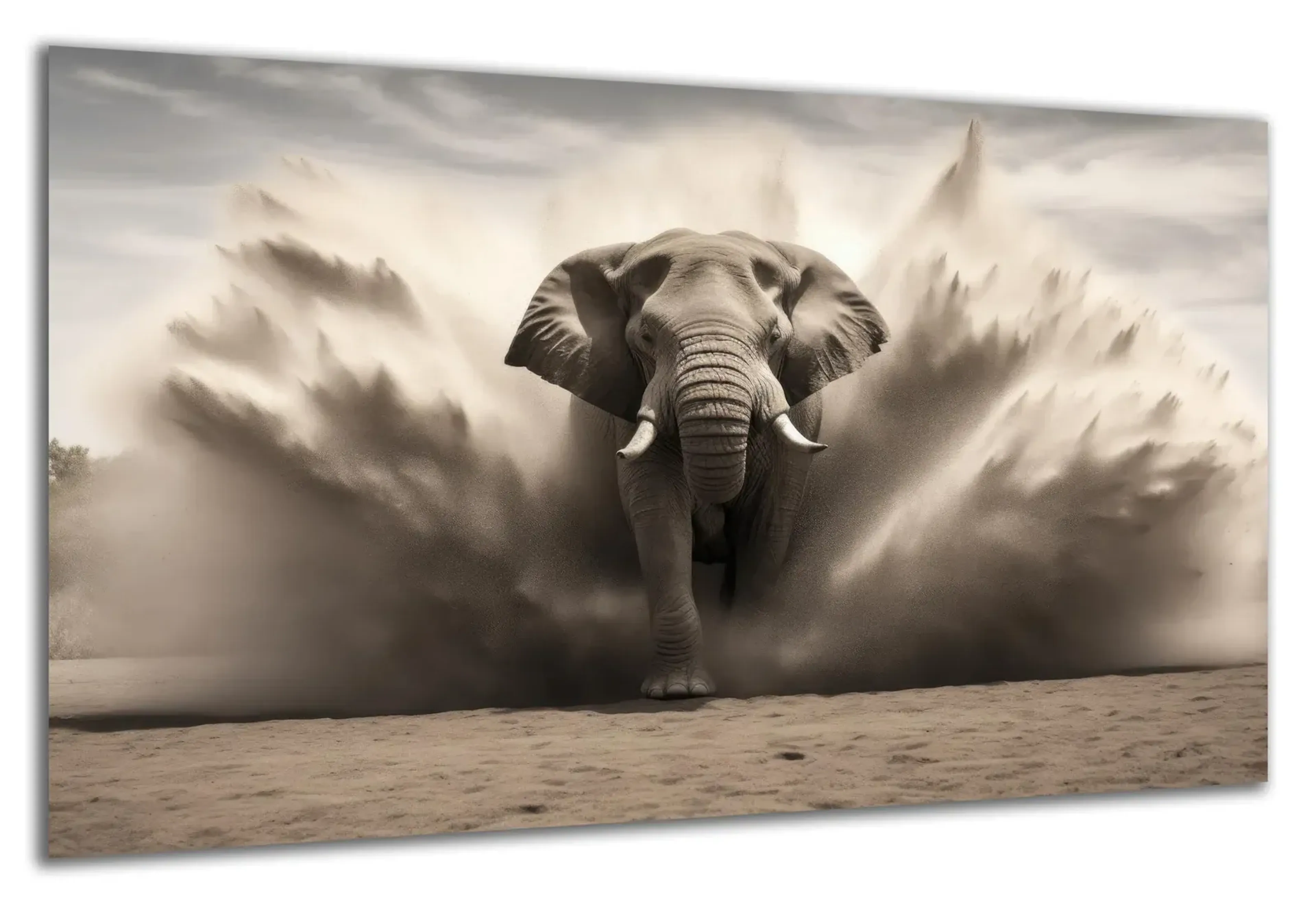 Elefant im Sand – Ansicht 5