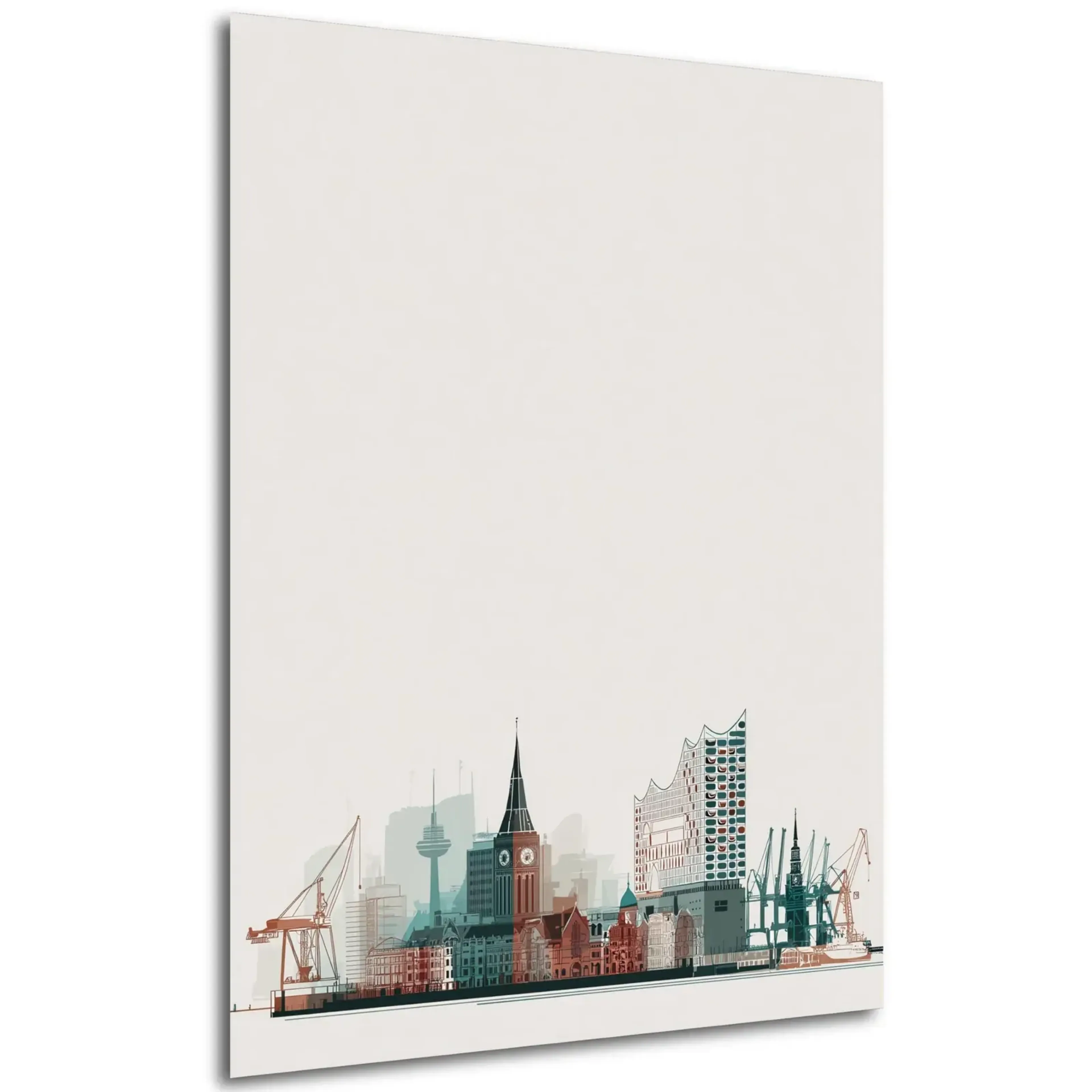 Hamburg in feinen Konturen – Ansicht 5